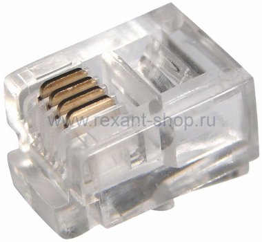 Фотография товара 'Rexant Джек телефонный 6P4C 05-1012-3'