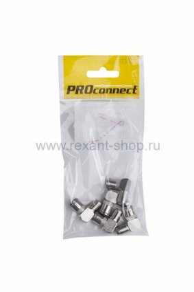 Фотография товара 'Rexant ПЕРЕХОД гн F - гн TV угловой 05-4312-4-9'