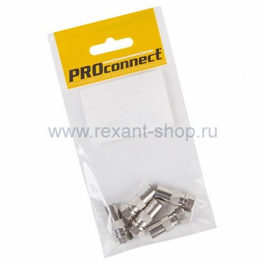 Фотография товара 'Rexant ПЕРЕХОД шт F - шт TV 05-4361-4-9'