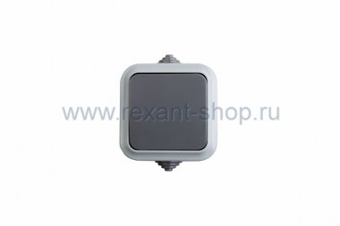 Фотография товара 'Rexant Выключатель одноклавишный влагозащищенный открытой установки 78-0520'