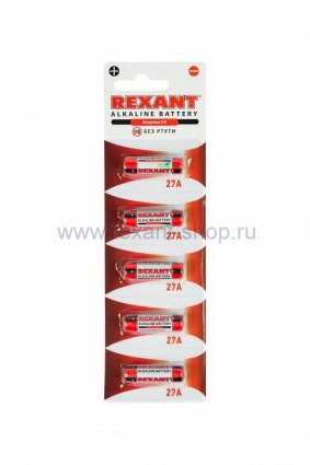 Фотография товара 'Rexant Батарейка 27A 30-1043'