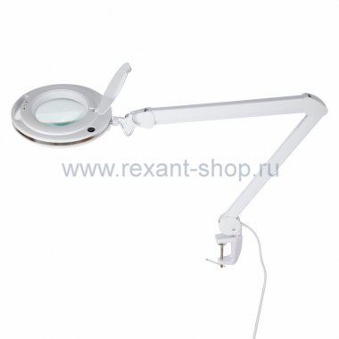 Фотография товара 'Rexant Лупа на струбцине круглая 3X с подстветкой и сенсорным регулятором 60 LED 31-0531'