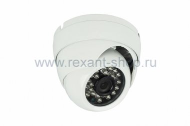 Фотография товара 'Rexant Уличная купольная AHD-M 720p видеокамера, с ИК подсветкой 45-0134'