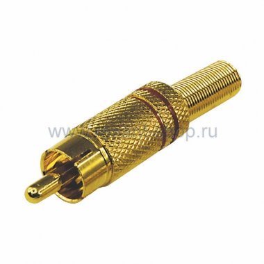 Фотография товара 'Rexant РАЗЪЁМ штекер RCA Металл пайка 14-0405-1'