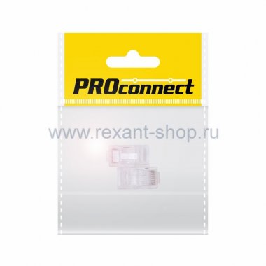 Фотография товара 'Rexant ДЖЕК штекер 8Р8С CAT 5е 05-1021-6-8'