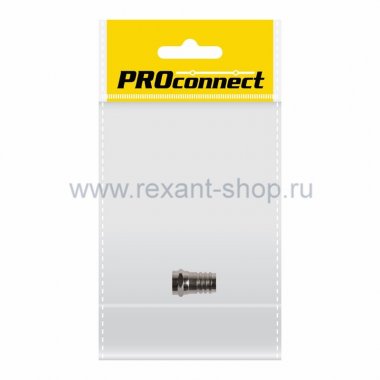 Фотография товара 'Rexant РАЗЪЕМ F-разъем RG-6 обжим 05-4034-1-7'