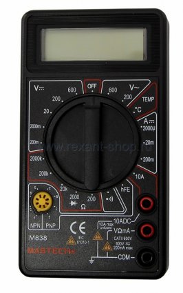 Фотография товара 'MASTECH Портативный мультиметр M838 13-2004'
