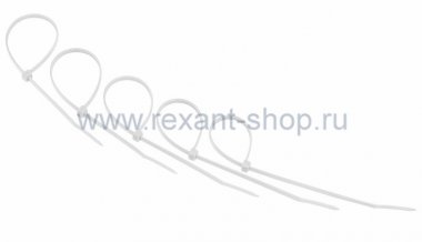Фотография товара 'Rexant Хомут nylon 200 х 4.0 мм 07-0200-25'