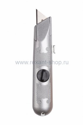 Фотография товара 'Rexant Нож с трапециевидным выдвижным лезвием 12-4908'