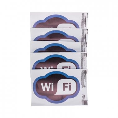Фотография товара 'Rexant 56-0017-3 Наклейка информационный знак «Зона Wi-Fi» с хедером'