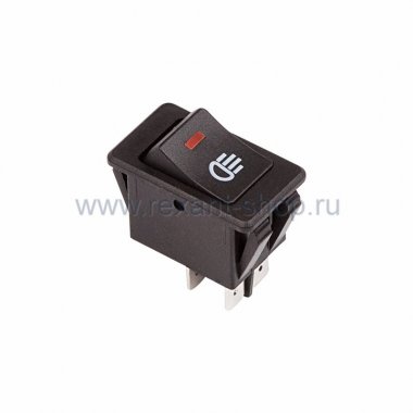 Фотография товара 'Rexant Выключатель клавишный 12V 35А (4с) 36-4440'