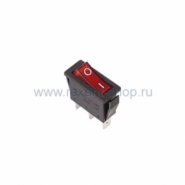 Фотография товара 'Rexant Выключатель клавишный 250V 15А (3с) 36-2210'