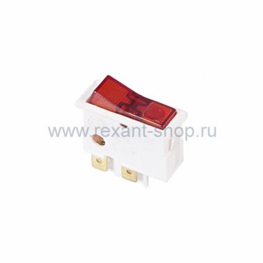 Фотография товара 'Rexant Выключатель клавишный 250V 16А 36-2252'