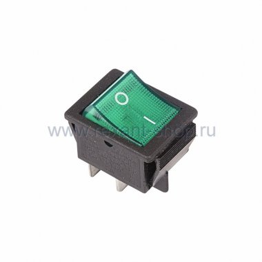 Фотография товара 'Rexant Выключатель клавишный 250V 16А (4с) 36-2332'
