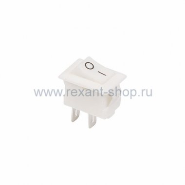 Фотография товара 'Rexant Выключатель клавишный 250V 3А 36-2012'