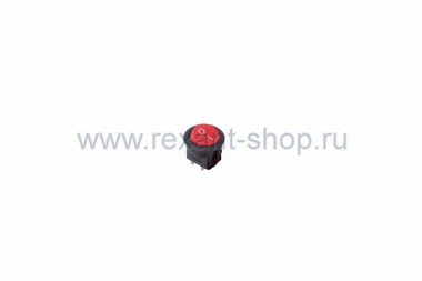 Фотография товара 'Rexant Выключатель клавишный круглый 250V 6А (2с) 36-2560'