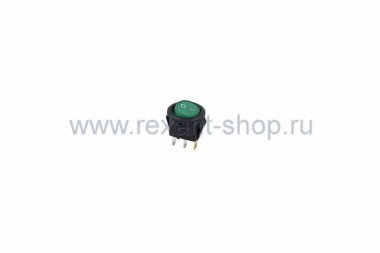 Фотография товара 'Rexant Выключатель клавишный круглый 250V 6А (3с) 36-2533'