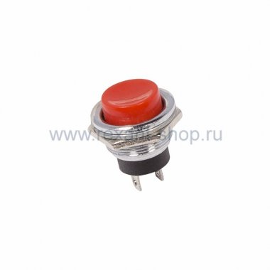 Фотография товара 'Rexant Выключатель-кнопка маталл 220V 2А 36-3351'