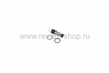 Фотография товара 'Rexant Выключатель-кнопка маталл 220V 2А 36-3311'