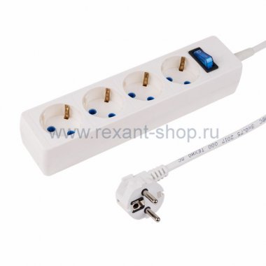 Фотография товара 'Rexant Сетевой фильтр 4 гнезда 5м 11-9525'