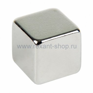 Фотография товара 'Rexant Неодимовый магнит куб 8х8х8 мм 72-3208'