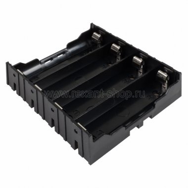 Фотография товара 'Rexant Батарейный отсек 4 х 18650 Li-ion (на плату) 16-0804-9'
