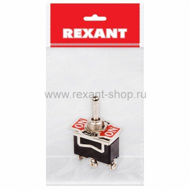 Фотография товара 'Rexant Тумблер 250V 15А (3c) 36-4112-1'