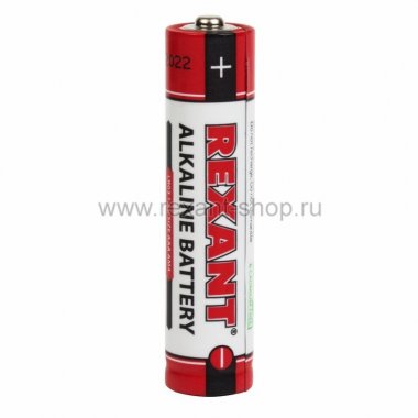 Фотография товара 'Rexant Алкалиновая батарейка AAA/LR03 30-1052'