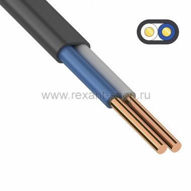 Фотография товара 'Rexant Кабель ВВГ-Пнг(А) 2x6 мм 01-8204-3'