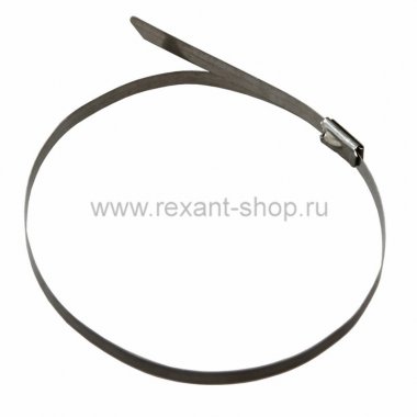 Фотография товара 'Rexant Хомут стальной 300 x 4,6 мм 07-0308-10'