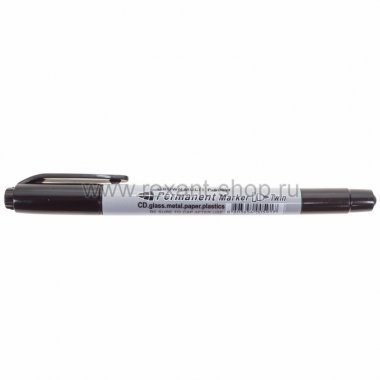 Фотография товара 'Rexant Маркер перманентный двухсторонний Crown «Multi Marker Twin» 08-8401'