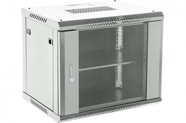 Фотография товара 'Rexant 04-0954-111 Шкаф телекоммуникационный настенный 19" 9U 550×400мм'