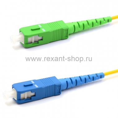 Фотография товара 'Rexant Патч-корд оптический переходной (SM), 9/125 (OS2), SC/APC-SC/UPC, (Simplex), PVC, 50-2050-1'