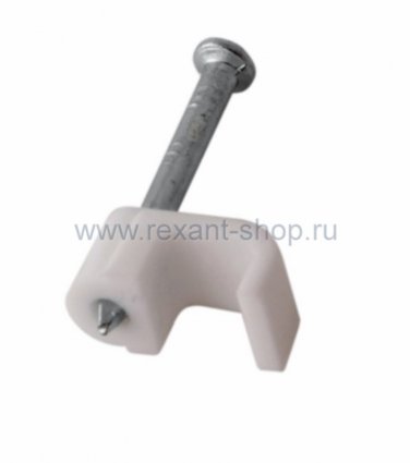 Фотография товара 'Rexant Крепеж кабеля плоский 4мм х 2мм 07-4204'