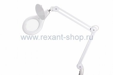 Фотография товара 'Rexant Лупа на струбцине круглая настольная 5Х с подсветкой 108 LED 31-0503'