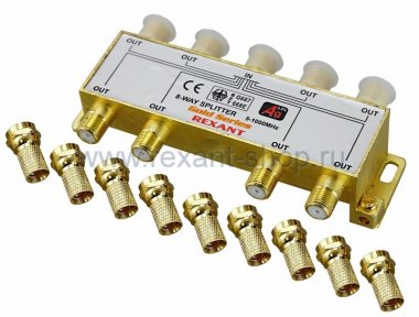 Фотография товара 'Rexant ДЕЛИТЕЛЬ ТВ краб 5-1000 МГц 05-6105-1'