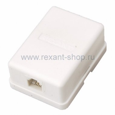 Фотография товара 'Rexant Телефонная розетка - 1 6P-2C 03-0001-4'