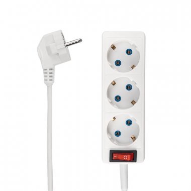 Фотография товара 'Rexant Удлинитель 3 гнезда 5 м 3х0,75 мм? с/з, с кнопкой PREMIUM, 11-2422'