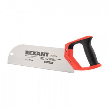 Фотография товара 'Rexant Пила для фанеры с запилом REXANT 330 мм, двухкомпонентная рукоятка, 12-8229'