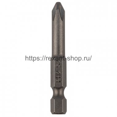 Фотография товара 'Rexant Бита PH2*50 мм для шуруповерта сталь S2, 92-0415'