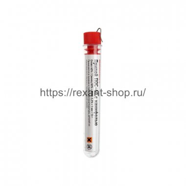 Фотография товара 'Rexant Припой с канифолью ПОС-40 , 10 г, ?1.0 мм, 09-3100'