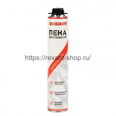 Фотография товара 'Rexant Пена монтажная всесезонная для пистолета 50 л, 89-0902'