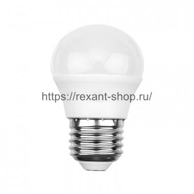 Фотография товара 'Rexant Лампа светодиодная Шарик (GL) 11,5 Вт E27 1093 лм 2700 K, 604-043'