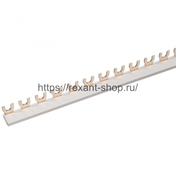 Фотография товара 'Rexant Шина соединительная типа FORK вилка 1Р 63 А 11-2231'