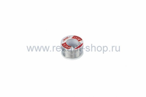 Фотография товара 'Rexant Припой с канифолью 100 гр. d=2.0 мм 09-3223'