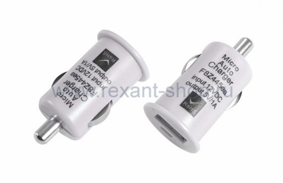 Фотография товара 'Rexant Автозарядка в прикуриватель USB (АЗУ) 18-1921'