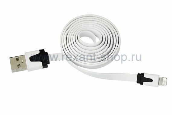 Фотография товара 'Rexant USB кабель для iPhone 5/5S 18-1974'