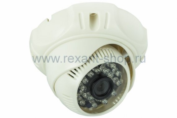 Фотография товара 'Rexant Купольная AHD 1,3Мп (960p) видеокамера, с ИК подсветкой45-0141'