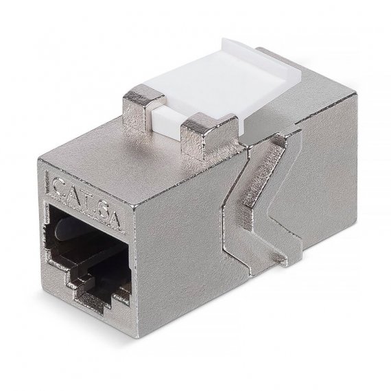 Фотография товара 'Rexant 02-0110 Адаптер проходной формата Keystone, Jack RJ-45(8P8C), FTP, CAT 6A'