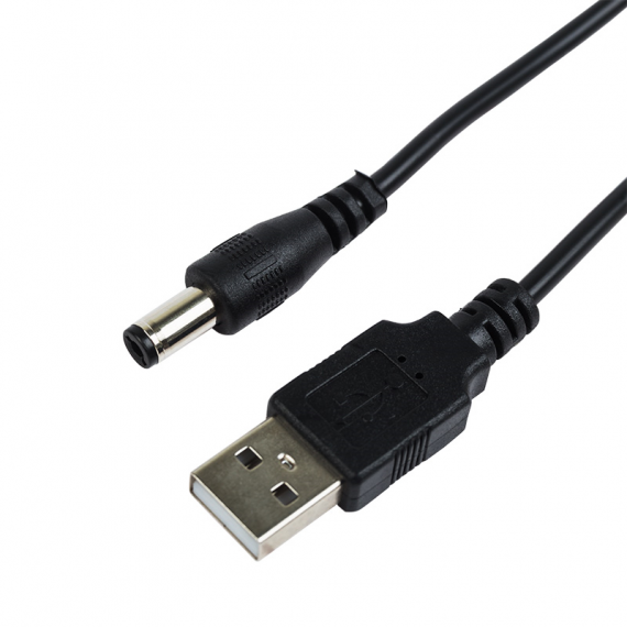 Фотография товара 'Rexant 18-0234 Кабель USB штекер - DC разъем питание 2,5х5,5 мм'